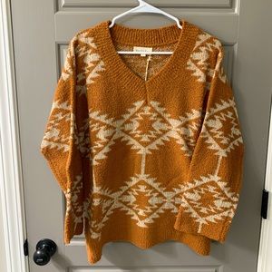NWT Vanilla Bay Aztec Sweater